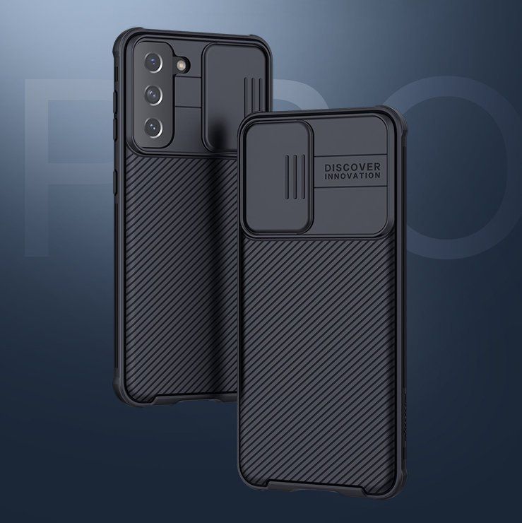 Mbështjellëse Nilkin për Samsung Galaxy S21 5G, e zezë