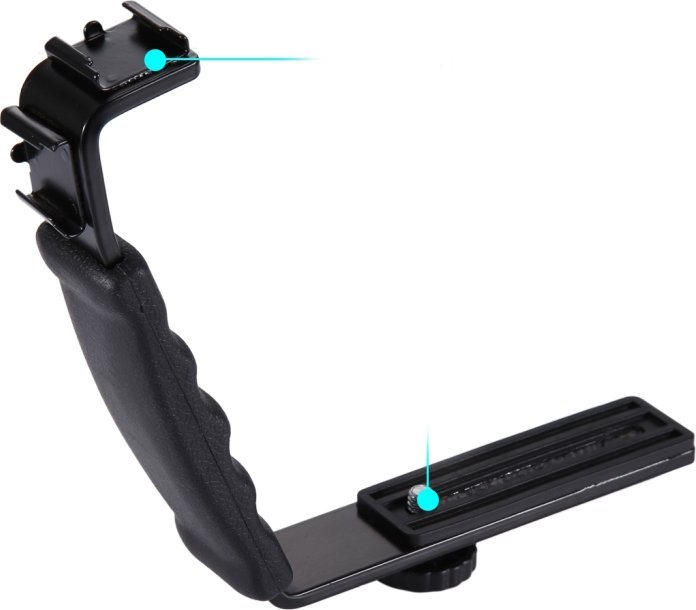 Dorezë universale Puluz PULUZ Handle, alumini, montim 1/4", e zezë