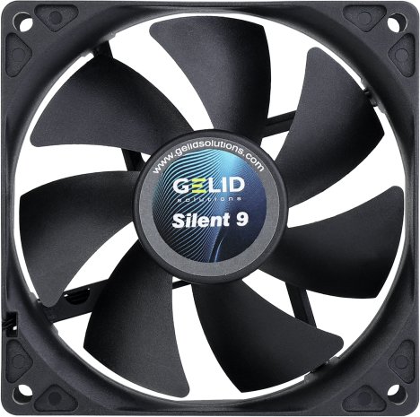 Вентилатор PC Gelid Solutions FN PX09 16, 92mm, црн