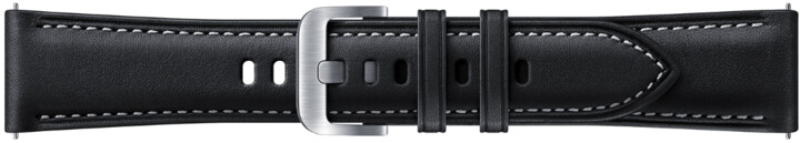 Rrip zëvendësues Samsung për Samsung Galaxy Watch 3, lëkurë, 20mm, i zi