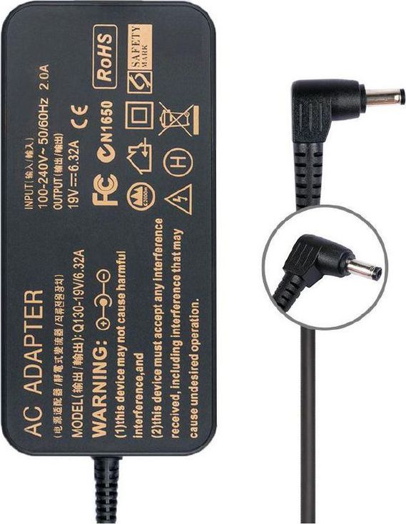 Karikues laptopi CoreParts MBXAS-GAM001, 120W, 19V 6.3A, i zi