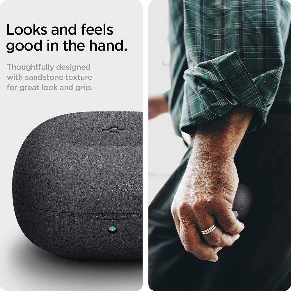 Mbrojtëse Spigen Geo Fit për Samsung Galaxy Buds 2 / Live / Pro, e zezë