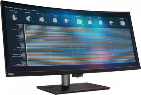 Monitor Lenovo ThinkVision P40w-20, 39.7'', 5120 x 2160, i zi