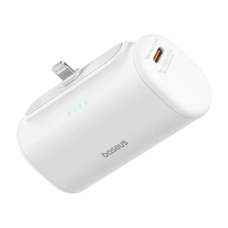 Power bank Baseus Compact, 5000mAh, 20W, i bardhë