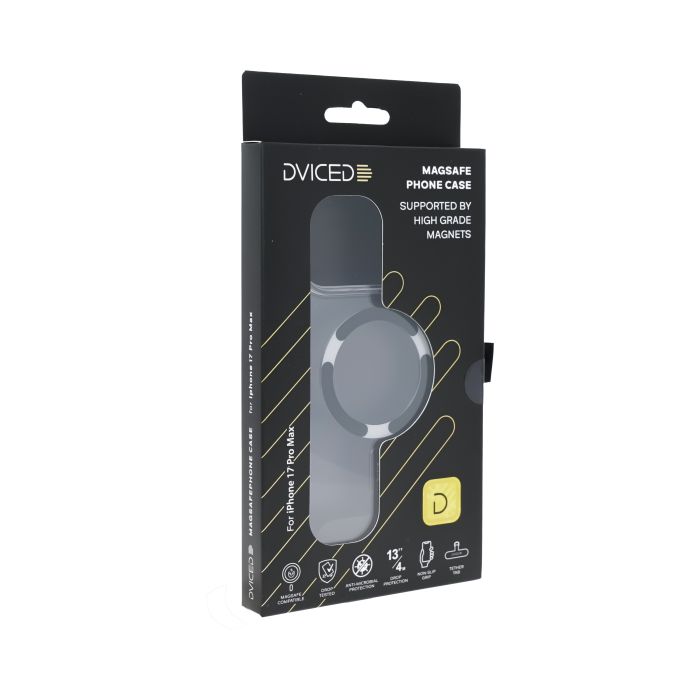 Dviced MagSafe iPhone 17 Pro Max Clear Case, Black 5