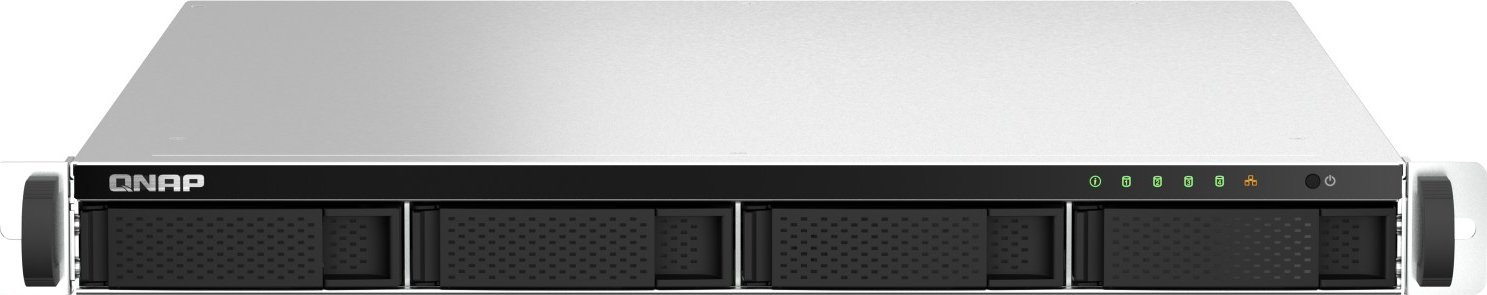 Server NAS QNAP TS-464U-RP-8G, rackmount 1U, 4 slote 2.5GbE, i zi