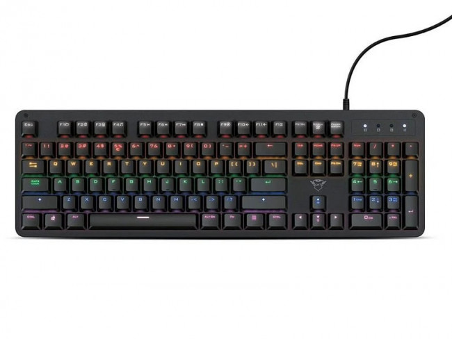 Tastierë Trust Gaming GXT 863 Mazz, Mechanical, e zezë