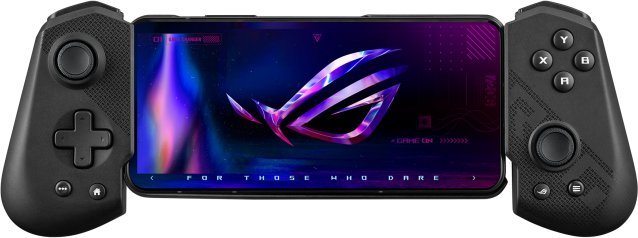 Kontroller Asus ROG Tessen, me kabllo, i zi / i hirtë