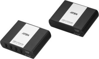 Zgjatues USB ATEN 4-Port, USB 2.0, mbi LAN, i zi