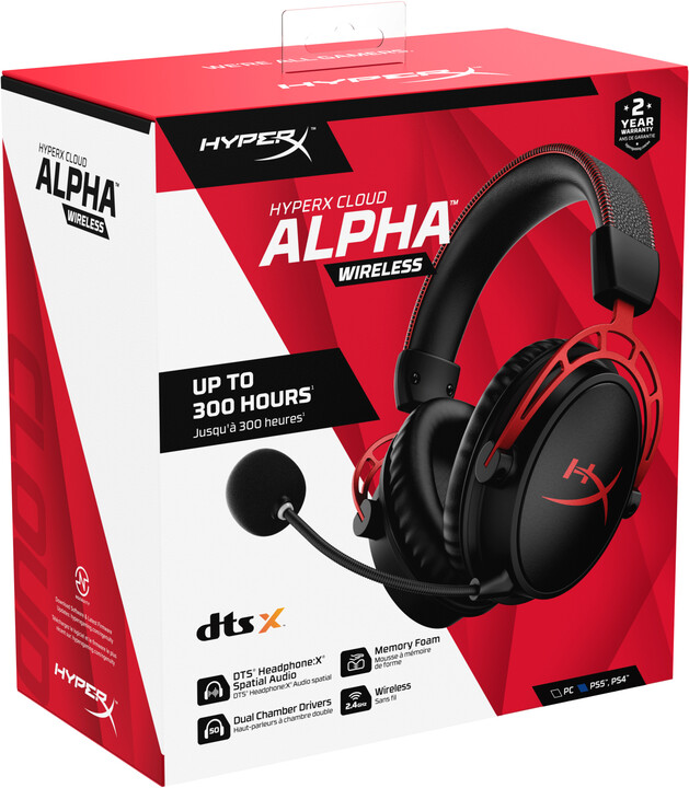 [OUTLET] Kufje HyperX Cloud Alpha Wireless				