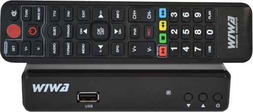 Telekomandë Wiwa H.265 Lite TV, e zezë