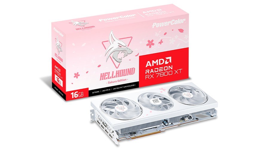 Kartë grafike PowerColor AMD Radeon RX 7800 XT, 16 GB GDDR6