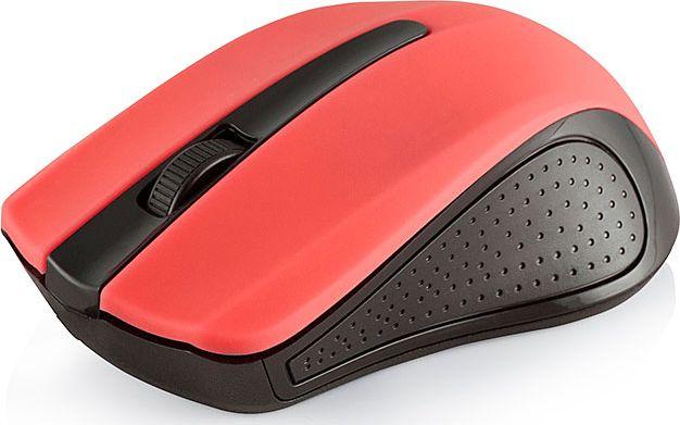 Maus Modecom WM9, wireless, USB, i zi dhe i kuq