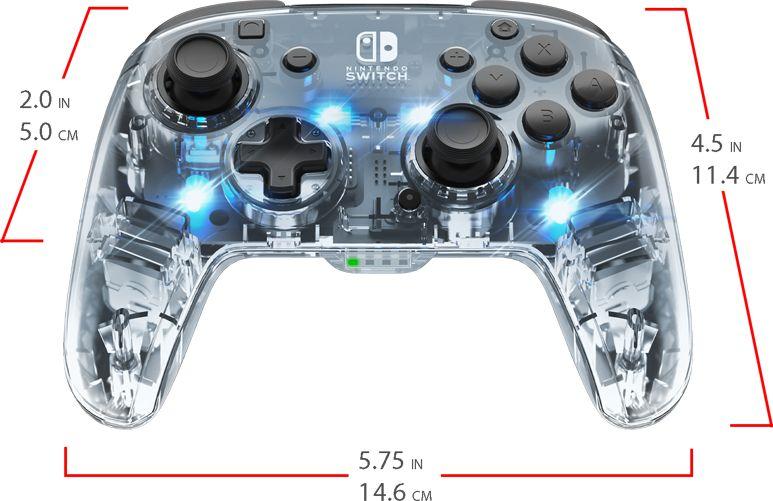 Kontroller PDP Afterglow Deluxe, wireless, i tejdukshëm