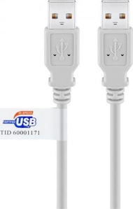 Kабел USB goobay USB 2.0, USB A во USB A, црн