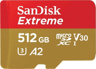 Kартичка за меморија SanDisk Extreme microSDXC, 512GB, Class 10 UHS I U3 A2 V30