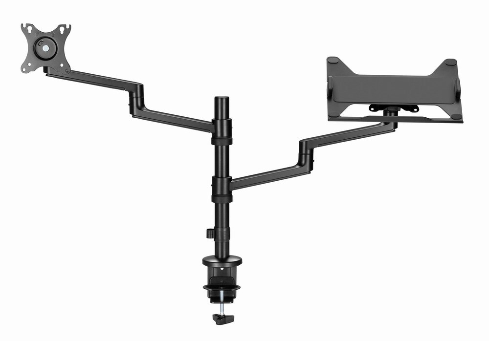 Krah montimi për monitor dhe laptop Gembird MA-DA-04, deri në 32", 17.3", i zi
