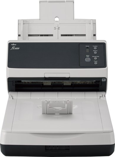 Скенер за документи Fujitsu fi-8250, ADF 100 листови, 600 dpi, сив