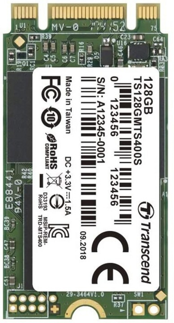 [OUTLET] Disk i brendshëm SSD Transcend MTS400S, M.2 - 128GB