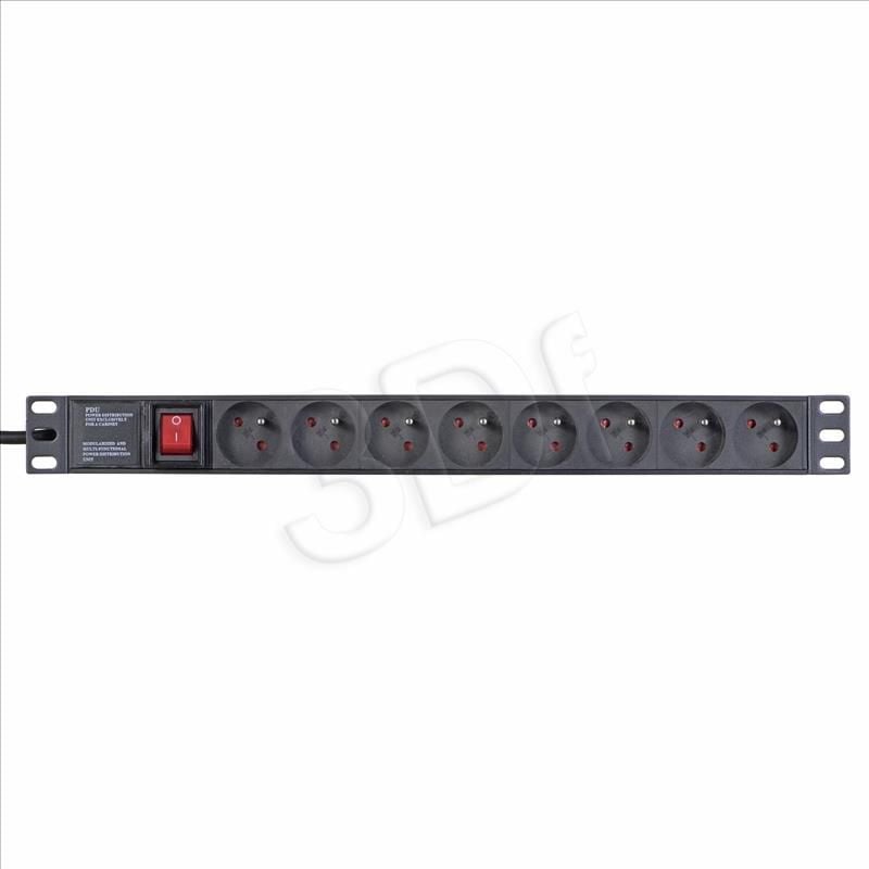 Zgjatues energjie Alantec PZ081U3M, 8 dalje, 3 m, i zi