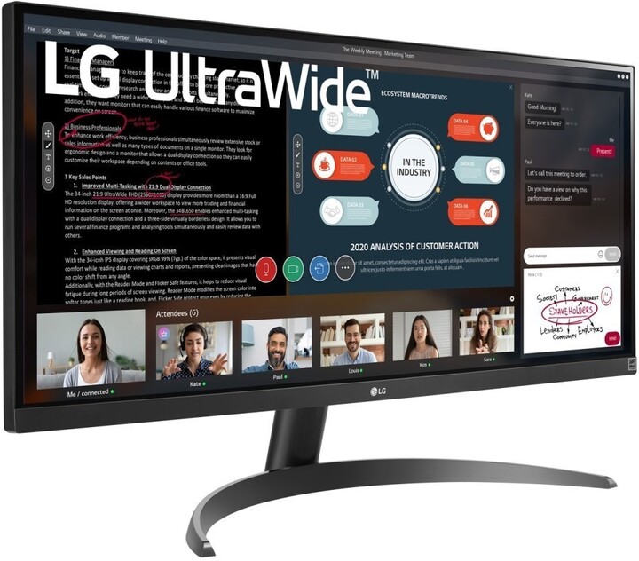 Monitor LG 29WP500-B - LED 29", UWFHD, i zi