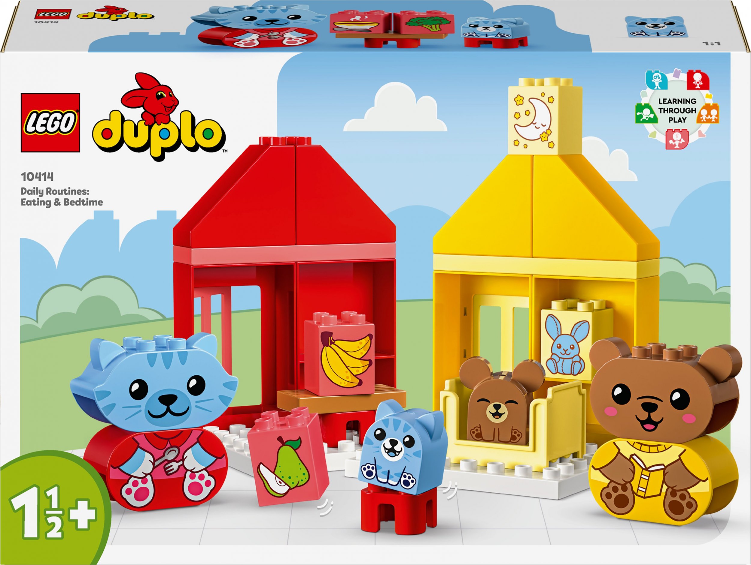Lodër konstruktore LEGO Duplo Everyday Activities 10414, set edukativ, për fëmijë 18 muaj+