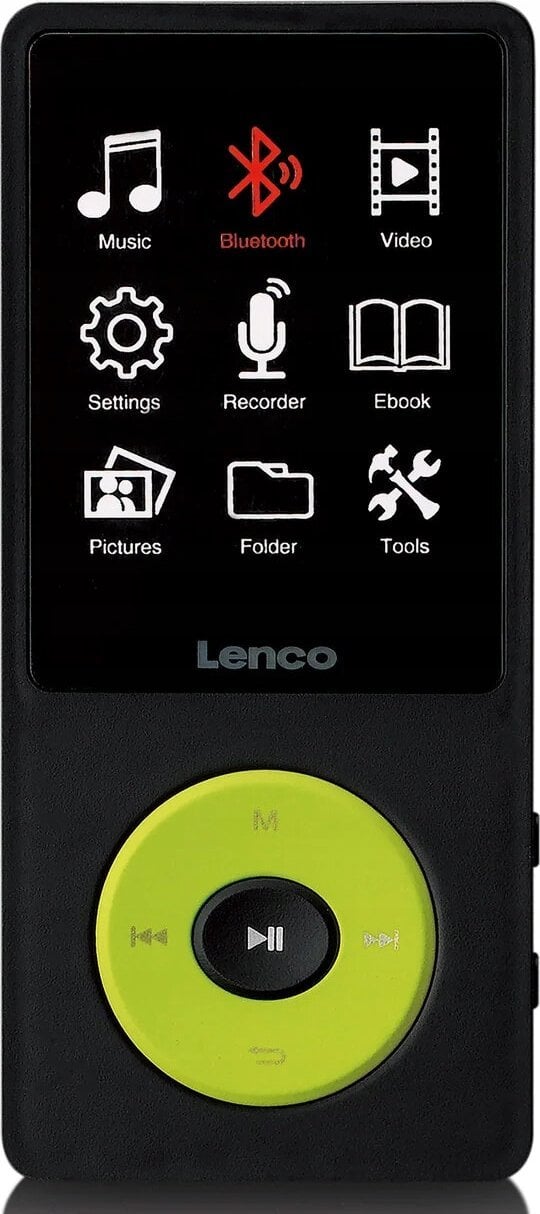 MP4 player Lenco Xemio 860, 8GB, Bluetooth, i gjelbër