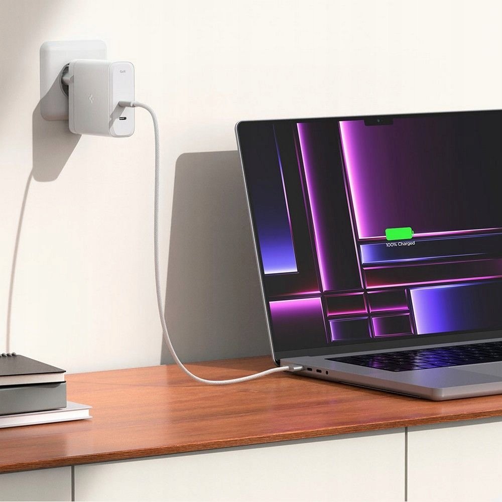 Karikues rrjeti Spigen ArcStation Pro GaN 1402, 140W, 2 porta, i bardhë
