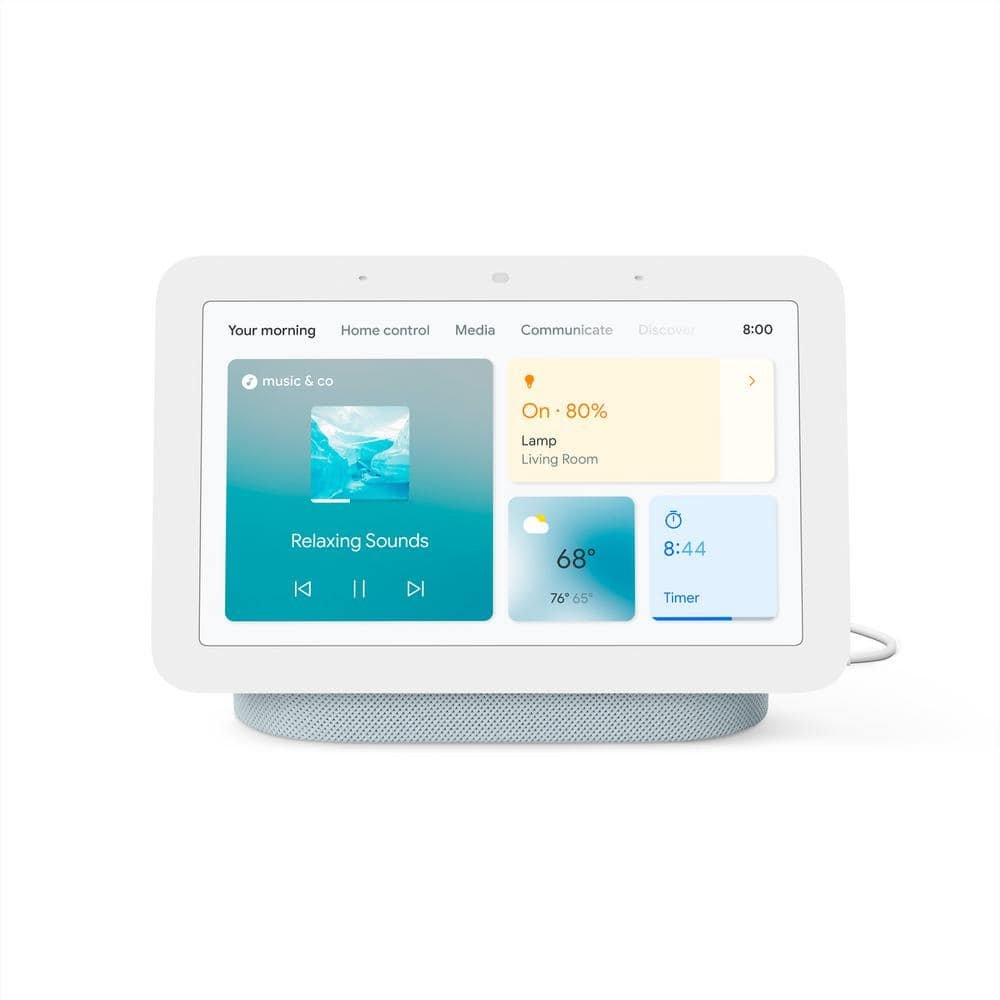 Паметен екран Google Nest Hub Gen 2, 7\", WiFi, бел