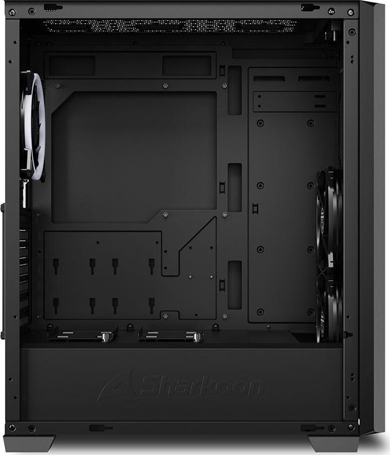 Kasë Sharkoon VS9 ARGB, e zezë, Midi Tower