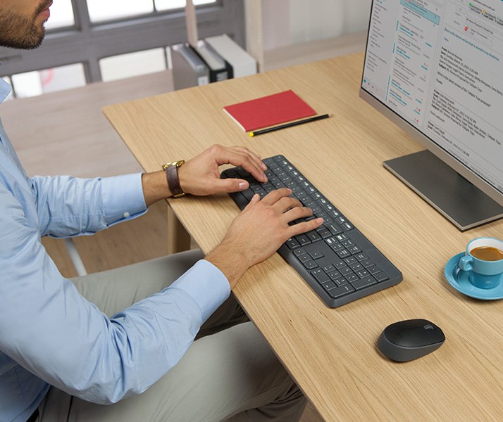 Set tastierë + maus Logitech MK235, US