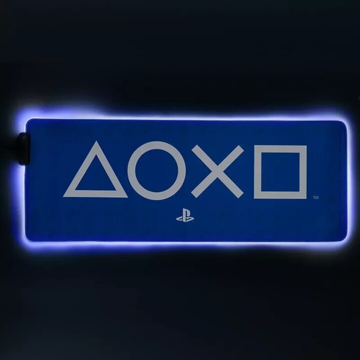 Mauspad PlayStation - Symbols LED podsvícení