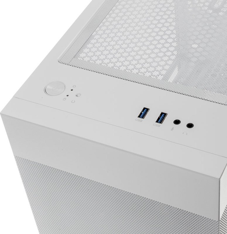 Kuti kompjuterike Lian Li LANCOOL 205M Mesh, Micro ATX, xham i temperuar, e bardhë
