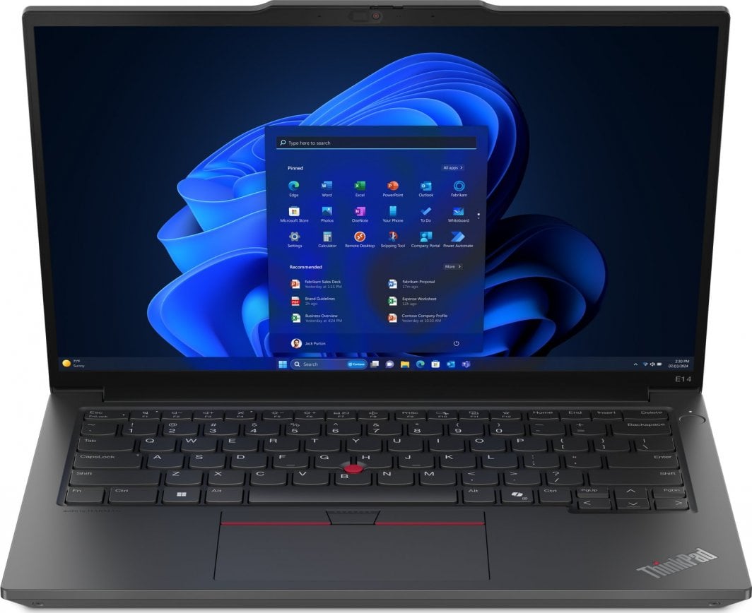 Laptop ThinkPad E14 G6, 14", Intel Core Ultra 7 155H, 16GB RAM, 512GB SSD