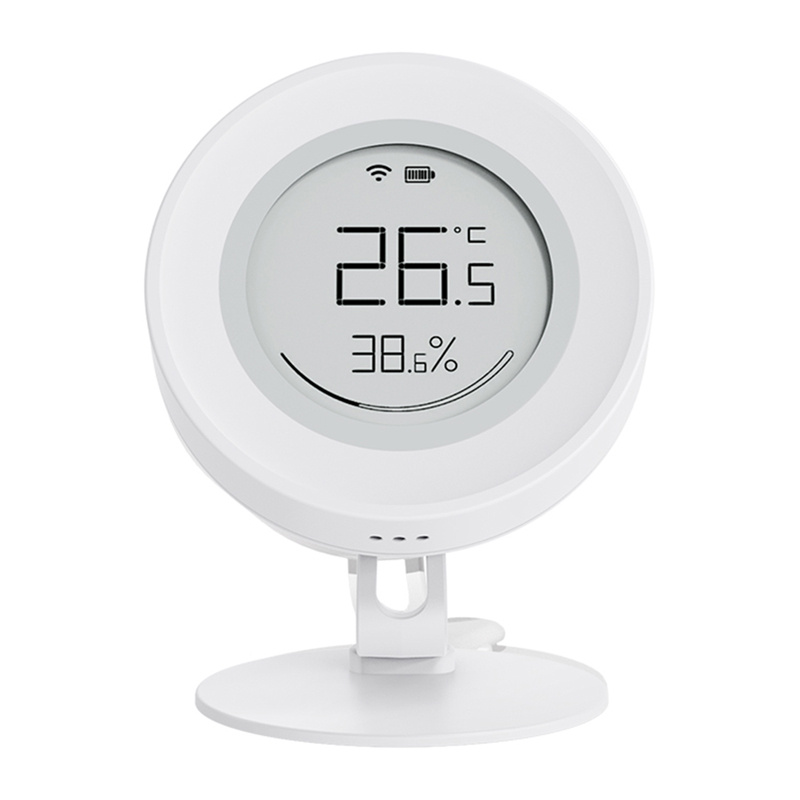 Sensor i mençur temperature dhe lagështie Avatto ZWSH16, ZigBee 3.0, ekran E-ink, i bardhë