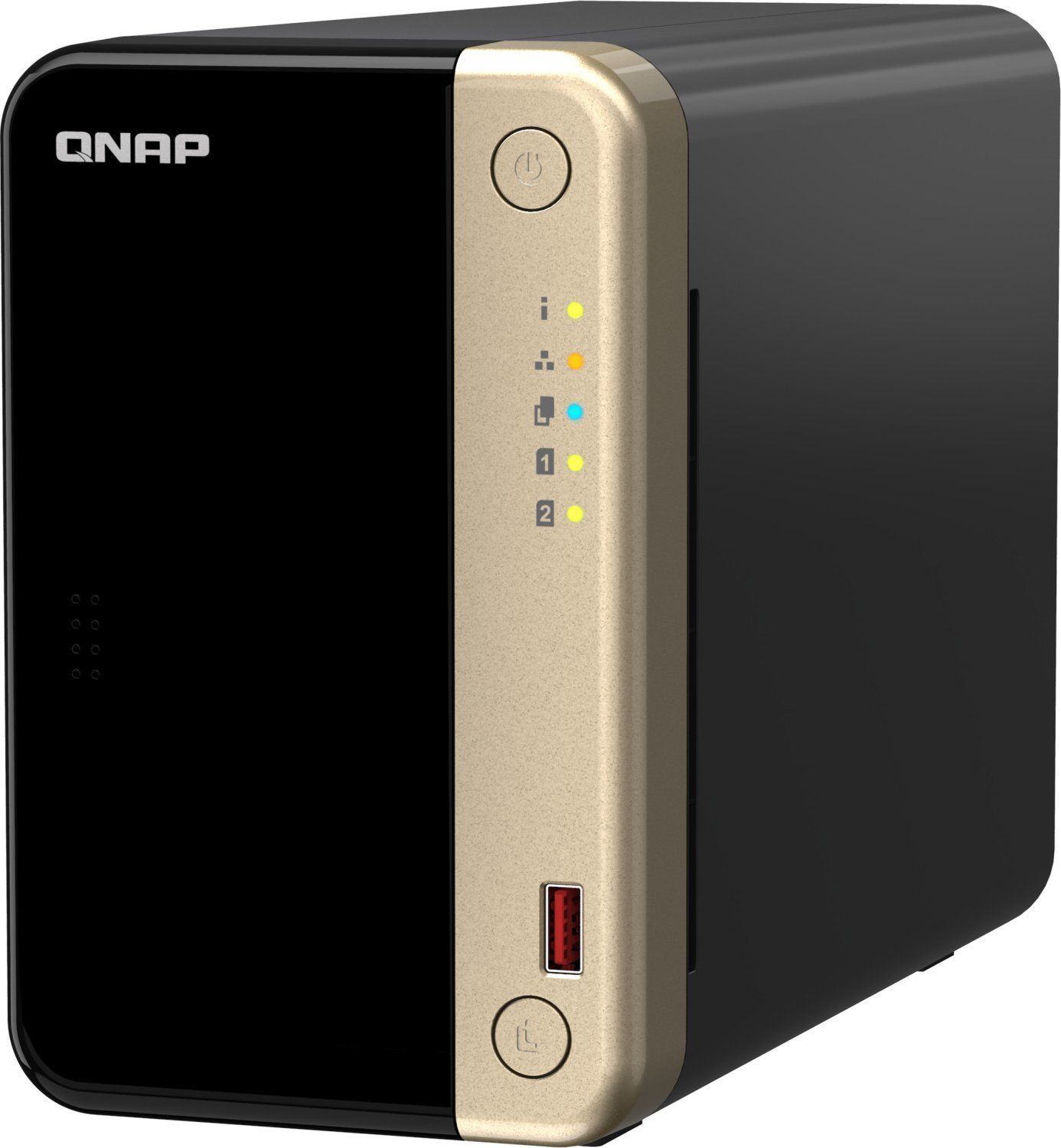 NAS server Qnap TS-264-8G, 8GB RAM, 2TB Seagate IronWolf, i bardhë