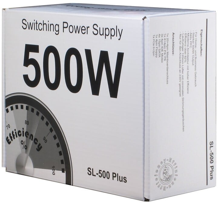Burim energjie Inter-Tech, SL-500 Plus