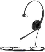 Kufje me kabllo Yealink UH34, USB, për zyra dhe call center, të zeza