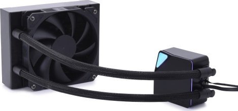 Ftohës uji për procesor Alphacool T38, radiator 12 cm, RGB, i zi