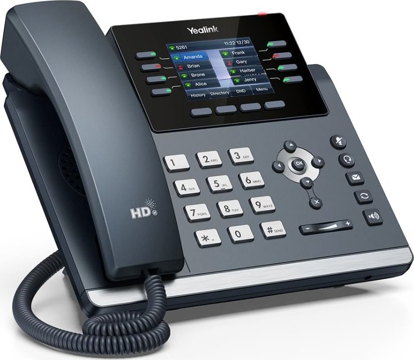IP телефон Yealink SIP T73W, професионален, безжичен, црн