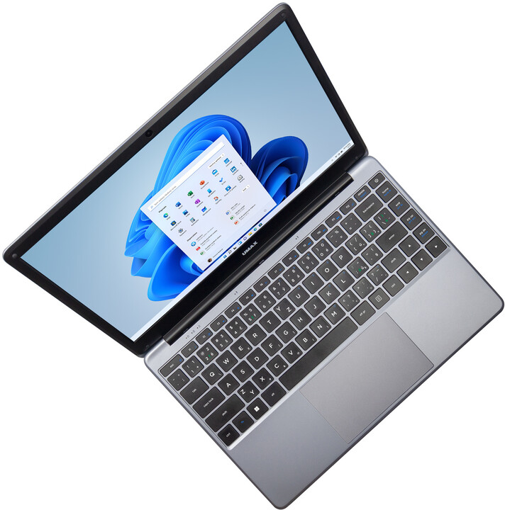 Laptop UMAX VisionBook 14WRx, 14.1 ", Intel Celeron N4020, 4GB RAM, 128GB eMMC, Intel UHD Graphics, gri