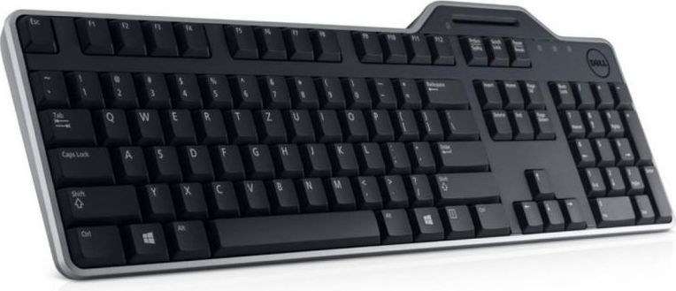 Tastierë Dell KB813, USB, Smartcard, QWERTZ gjerman, e zezë