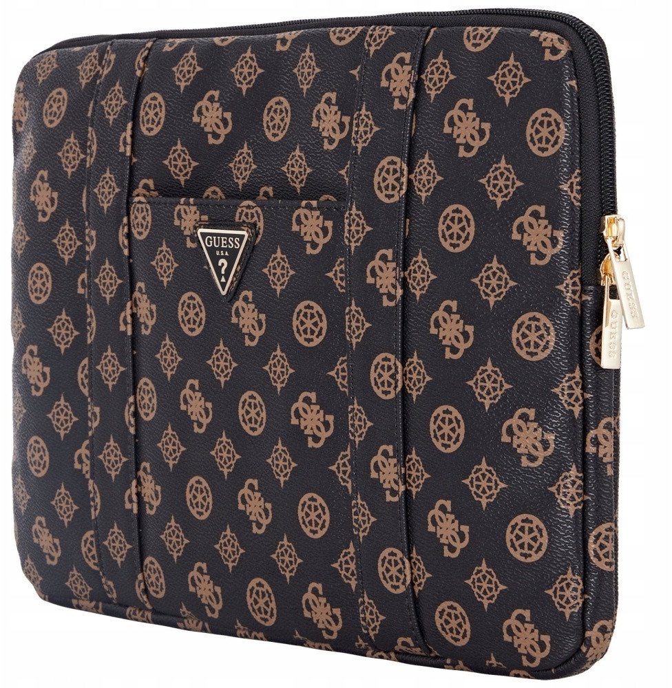Торба за лаптоп Guess Peony Pocket Triangle, 14\", црна