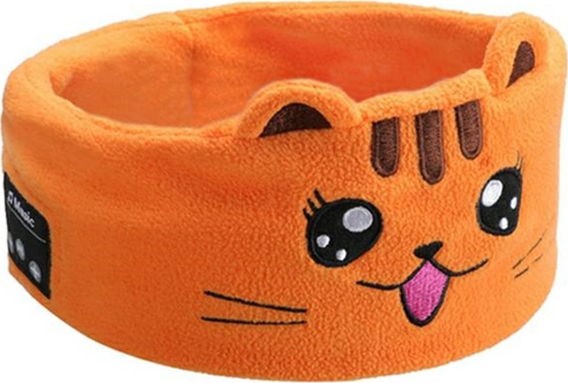 Shirit kufje Bluetooth për fëmijë Cat, motiv mace, i bardhë