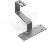 Kapëse çatie Keno K-10, për tjegulla, metal rezistent, gri