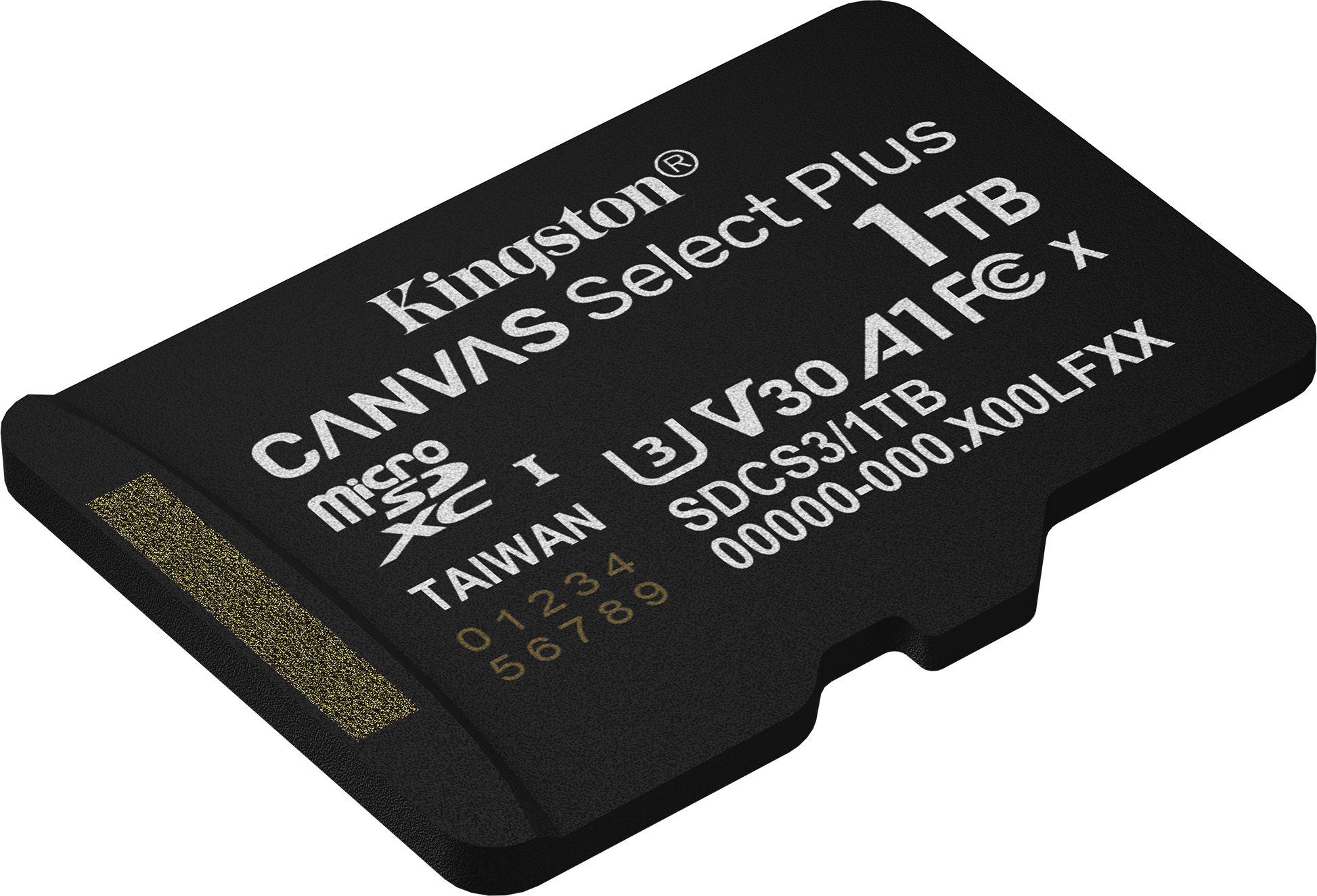 Kартичка меморија Kingston Canvas Select Plus Gen3, 1TB, MicroSDXC A1 150MB/s, со адаптер