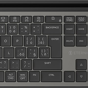 Сет тастатура и глушец без кабел Eternico KS4270, безжичен, USB, црн