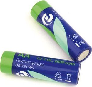 Bateri e rikarikueshme EnerGenie EG-BA-AA26-01 AA, NiMH, e gjelbër