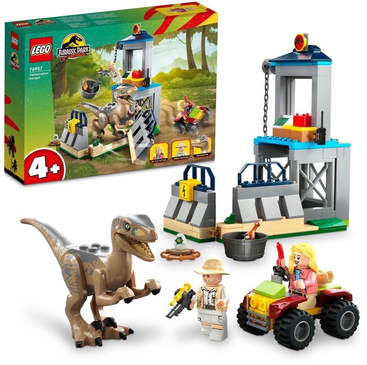 Set LEGO® Jurassic World™ 76957 Velociraptor Escape, 137 pjesë