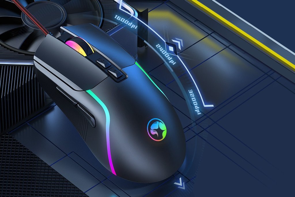 Maus gaming Marvo Scorpion M292 Capo 20, RGB, programues, i zi